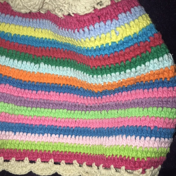 ANDI BAGUS daisy chain multi color crochet rainbow 🌈 shorts 🐝 - Picture 7 of 7